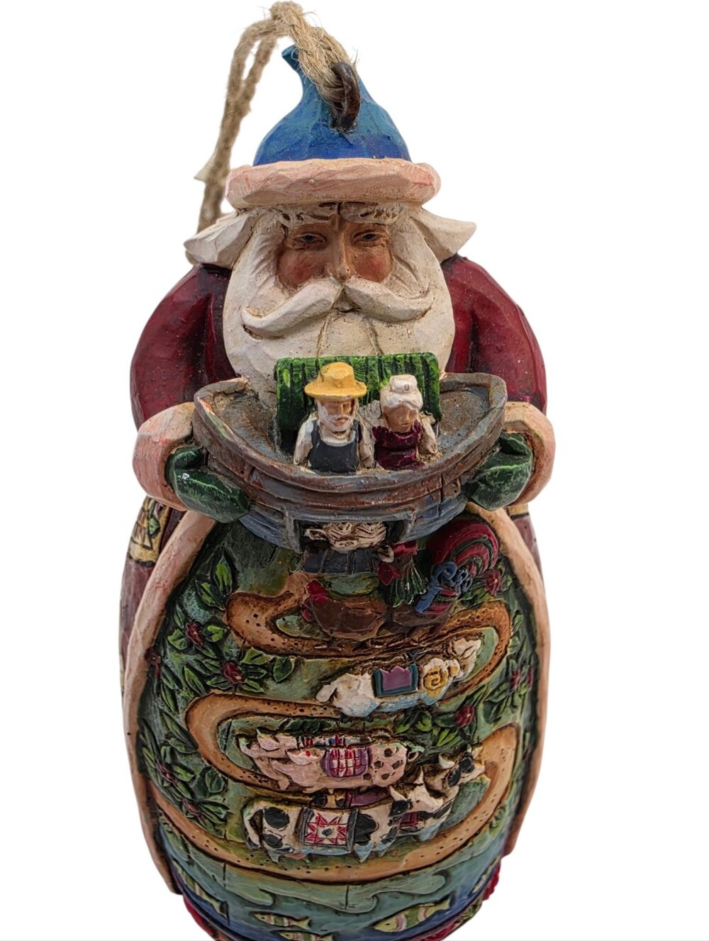 2007 Jim Shore Noah’s Ark Santa Heartwood Creek Christmas Ornament 4007947